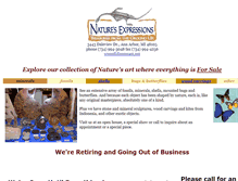 Tablet Screenshot of naturesexpressions.com